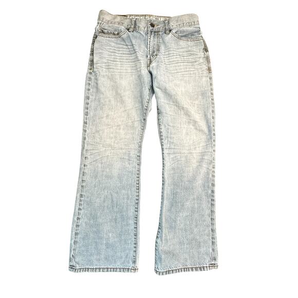 Express Other - Express Jeans Mens 32x30* Light Wash Low Rise Classic Bootcut Kingston Western